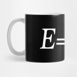 E=mc2 - Typographic Design Mug